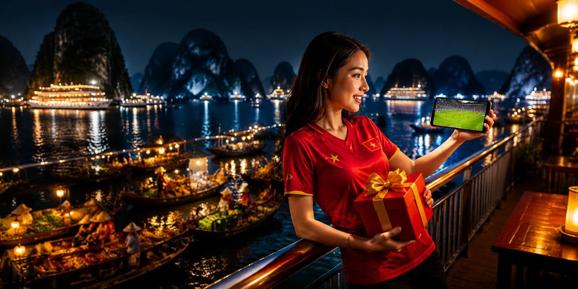 Người dùng xem kèo bóng đá tại Hạ Long Bay trên điện thoại ss2